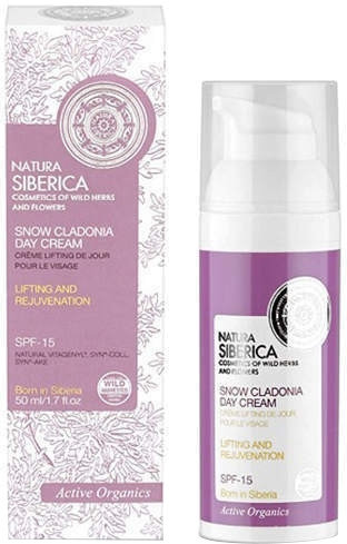 Natura Siberica Snow Cladonia Day Cream Lifting SPF15 50ml