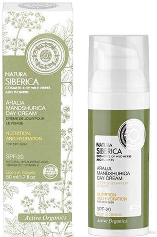 Natura Siberica Aralia Mandshurica Day Cream Dry Skin 50ml