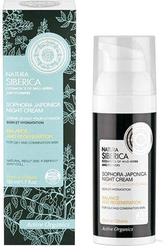 Natura Siberica Sophora Japonica Night Cream Oily Skin 50ml 