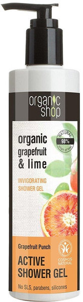 Organic Shop Grapefruit Punch Lime Active Shower Gel 280ml