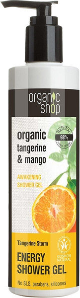 Organic Shop Tangerine Storm Energy Shower Gel 280ml