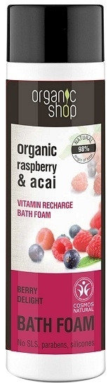 Organic Shop Berry Delight Bath Foam Rasberry Acai 500ml