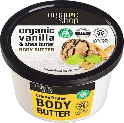 Organic Shop Creme Brulee Vanilla Body Butter 250ml