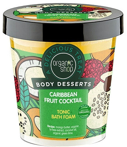 Organic Shop Caribbean Fruit Coctail Bath Foam 450ml 