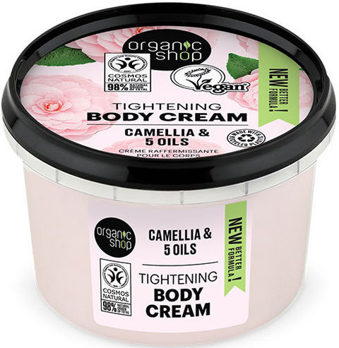 Organic Shop Camellia & 5 Oils Body Cream 250ml