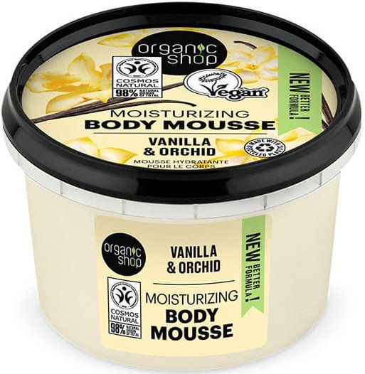 Organic Shop Vanilla & Orchid Body Mousse 250ml