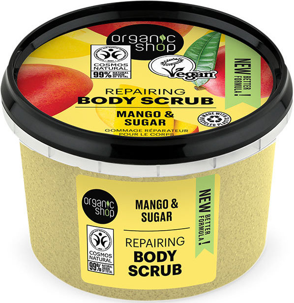 Organic Shop Kenyan Mango Body Scrub 250ml 