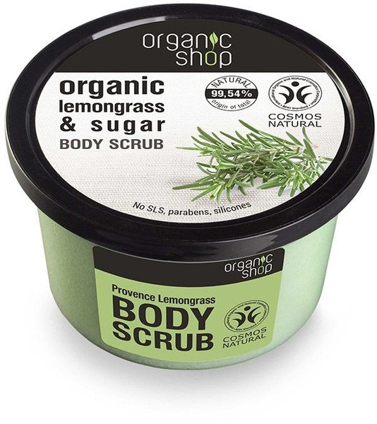 Organic Shop Provancal Lemongrass Body Scrub 250ml