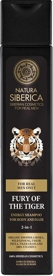 Natura Siberica Fury of the Tiger 2in1 Energy Shampoo 250ml