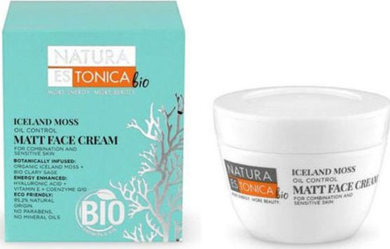 Natura Estonica Iceland Moss Oil Control Mat Face Cream 50ml