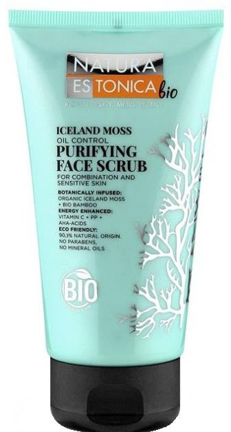 Natura Estonica Iceland Moss Purifying Face Scrub 150ml