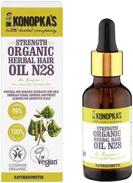 Dr. Konopka's Strength Organic Herbal Hair Oil Ν28 30ml