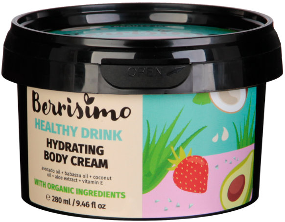 Beauty Jar Berrisimo Healthy Drink Body HydratingCream 280ml