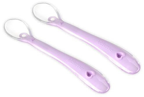 Kidsme Soft Silicone Spoon Lavender 6m+ 2τμχ
