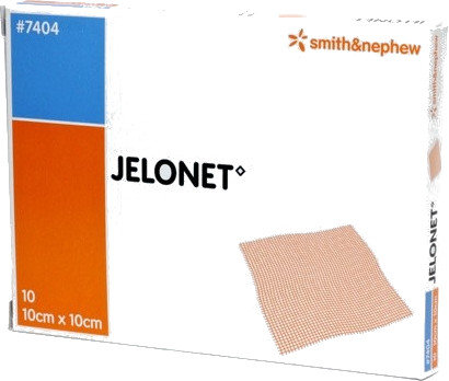 Jelonet Paraffin Gauzes Βαζελίνουχες Γάζες 10x10cm 10τμχ