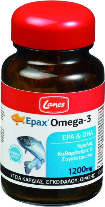 Lanes Epax Omega 3 1200mg 30caps 