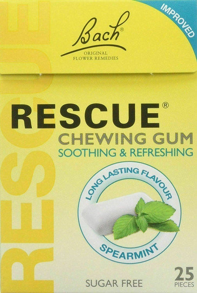 Power Health Bach Rescue Chewing Gum Spearmint 25τμχ