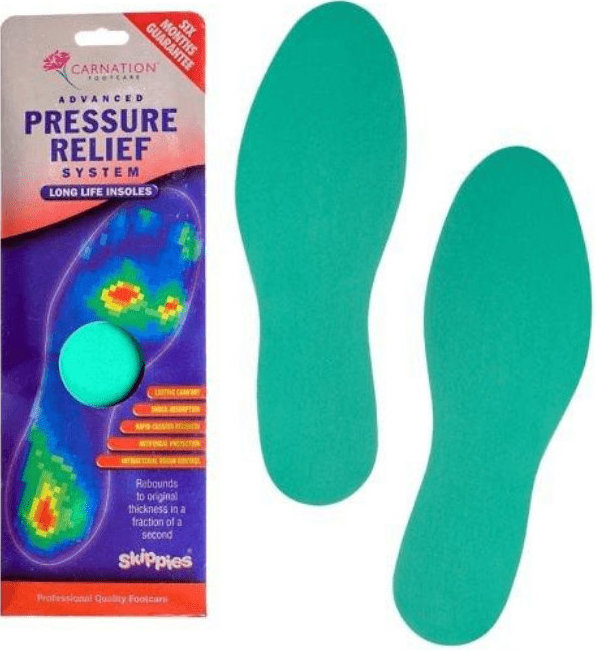 Carnation Advanced Pressure Relief Insoles One Size 1ζεύγος