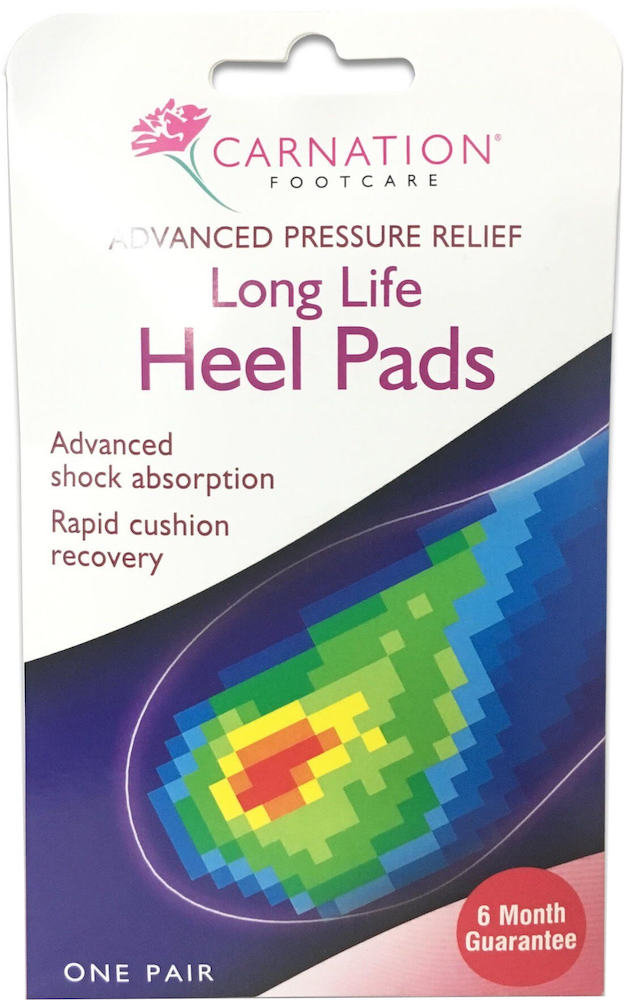 Carnation Footcare Long Life Heel Pads 1ζεύγος