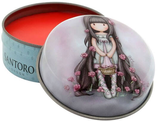 Santoro Gorjuss Lip Balm Rosie  Strawberry 217GJ34 13gr