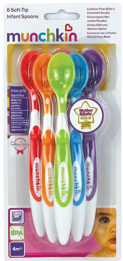 Munchkin Soft Tip Infant Spoons 4m+ 6τμχ