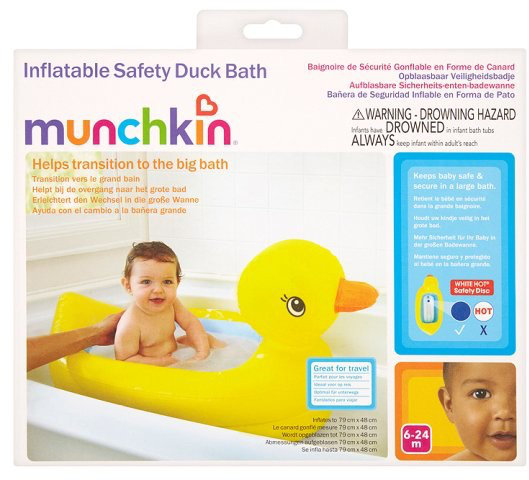 Munchkin White Inflatable Safety Duck Tub 1τμχ