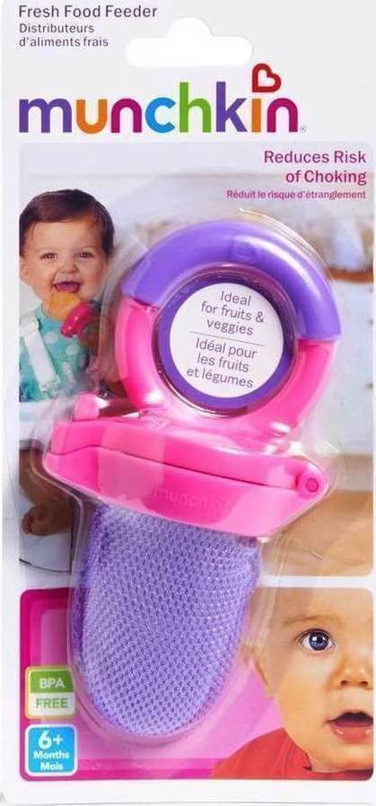 Munchkin Fresh Food Feeder Purple Pink 6m+ 1τμχ