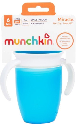 Munchkin Miracle 360° Trainer Cup 6+ Blue 207ml