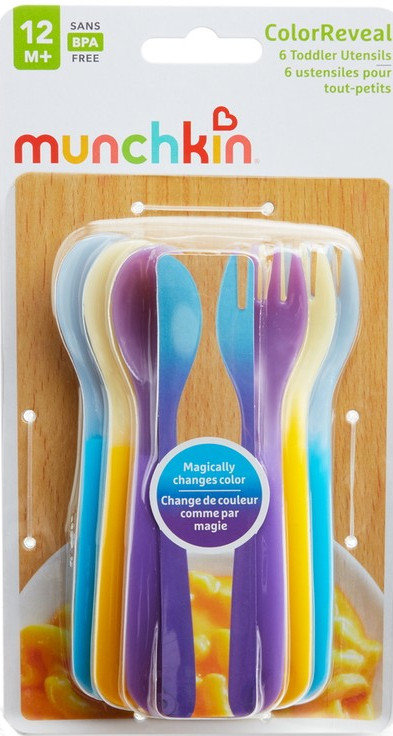 Munchkin Colour Change Forks & Spoons 6τμχ