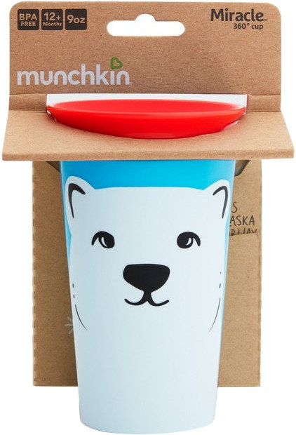 Munchkin Miracle 360° Deco Sippy Cup Polar Bear 12+ 266ml