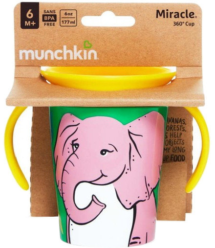 Munchkin Miracle 360 Trainer Cup (6m+) Elephant 177ml