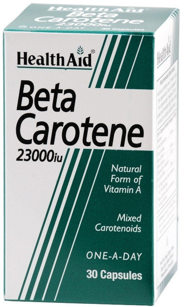 Health Aid Beta Carotene 23000IU 30caps