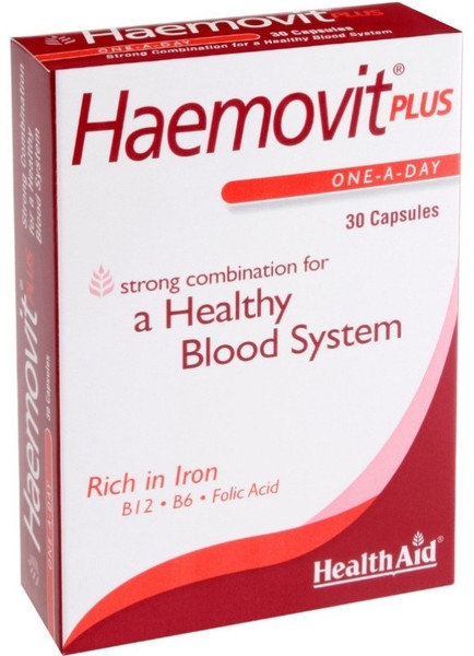 Health Aid Haemovit Plus 30caps