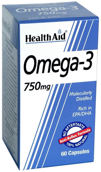 Health Aid Omega 3 750mg 60sofcaps