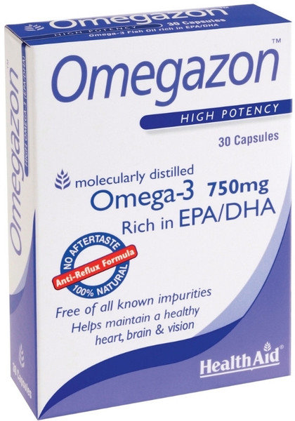 Health Aid Omegazon Omega-3 750mg 30caps Health Aid Omegazon Omega-3 750mg 30caps