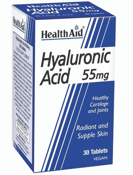 Health Aid Hyaluronic Acid 55mg 30tabs