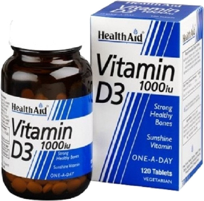 Health Aid Vitamin D3 1000iu 120tabs