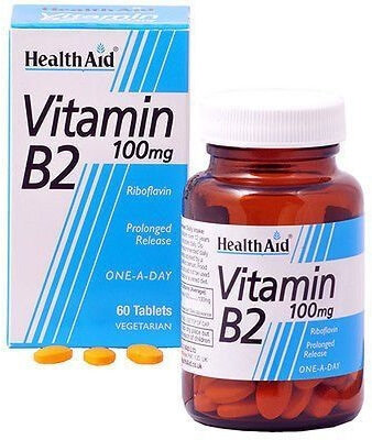Health Aid Vitamin B2 100mg 60tabs