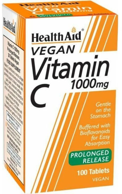 Health Aid Vitamin C 1000mg Bioflavonoids Prolonged Release