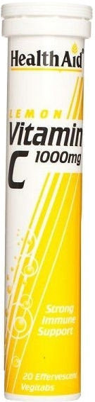 Health Aid Vitamin C 1000mg Lemon 20eff.tabs