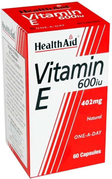 Health Aid Vitamin E 600i.u 402mg 60caps