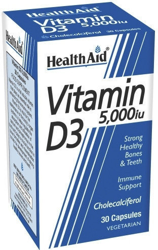 Health Aid Vitamin D3 5000iu 30caps Health Aid Vitamin D3 5000iu 30caps