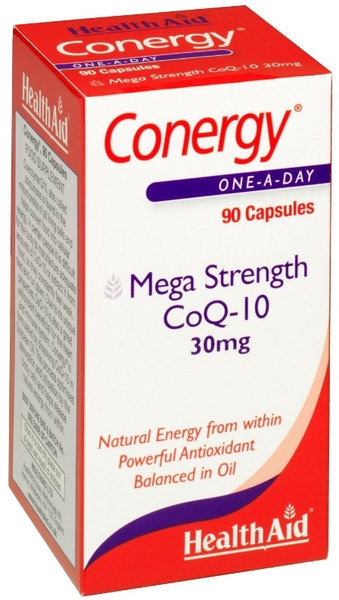 Health Aid Conergy CoQ-10 30mg 90caps
