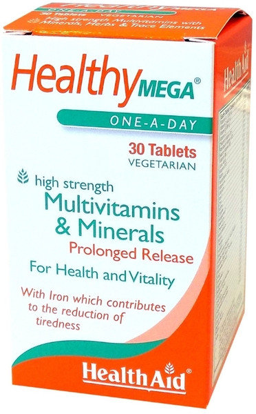 Health Aid Healthy Mega Multivitamins & Minerals 30tabs
