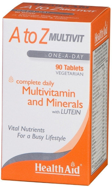 Health Aid A To Z Multivit Lutein 90tabs  
