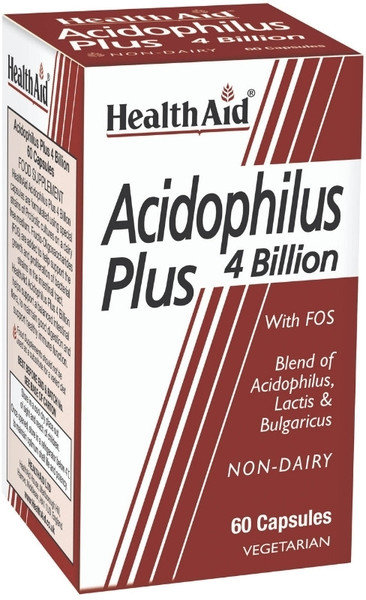 Health Aid Acidophilus Plus 4 Billion 60caps Health Aid Acidophilus Plus 4 Billion 60caps