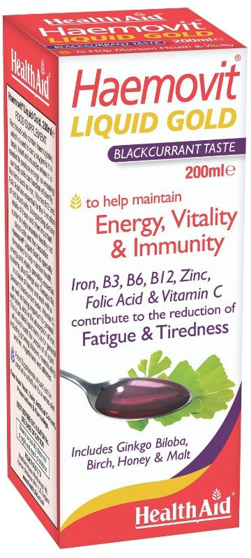 Health Aid Haemovit Liquid Gold 200ml