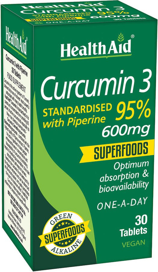 Health Aid Curcumin 3 600mg 30tabs