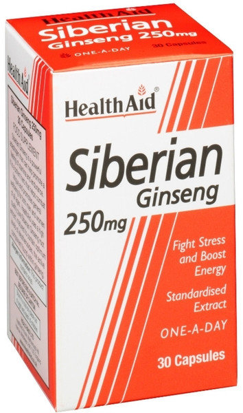Health Aid Siberian Ginseng 250mg 30caps