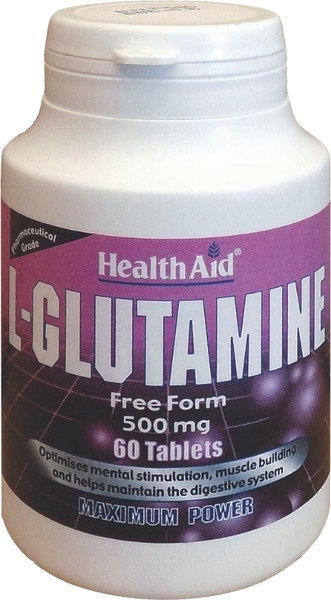 Health Aid L-Glutamine 500mg 60tabs